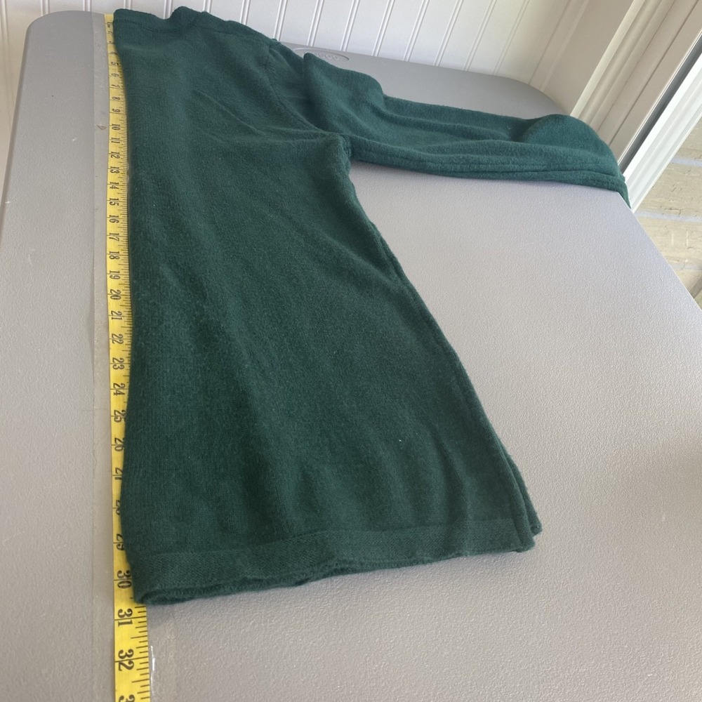 Soft Surroundings Women Priscilla Pullover Tunic Sweater Size L Cable Knit Green - Picture 9 of 10